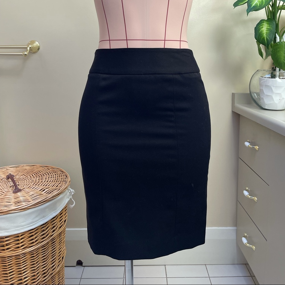 Anne Klein Black Suit Pencil Skirt
